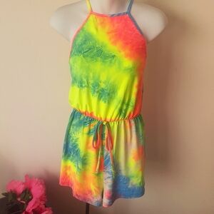 SHEIN Boho Tie Dye Romper